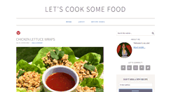 Desktop Screenshot of letscooksomefood.com